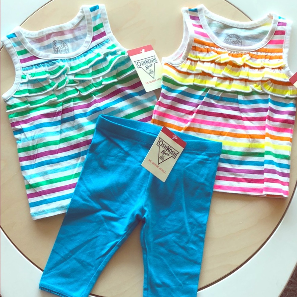 Osh Kosh summer tank tops and Capri